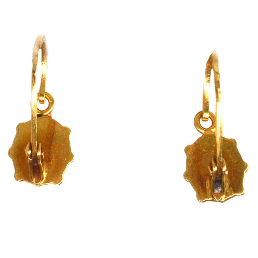 Portuguese Vintage 18ct Gold Ladybird Earrings | Parkin and Gerrish | Antique & Vintage Jewellery